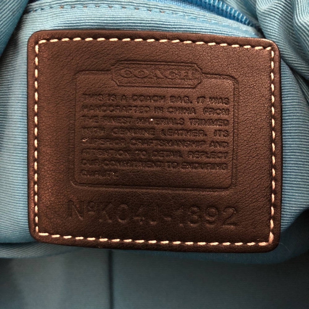 Coach black nylon hobo bag - Picture 4 of 8